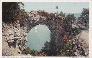 Michigan Mackinac Island Arch Rock Detroit Publishing