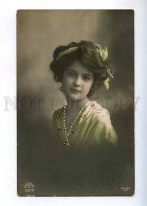 234140 FASHION Young Woman Lady in Green Vintage KIESEL PHOTO