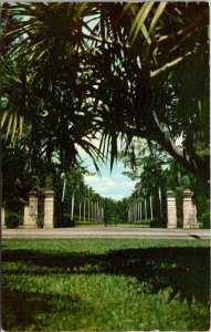 Florida MIami Hialeah Race Course New Club House Entrance 1955