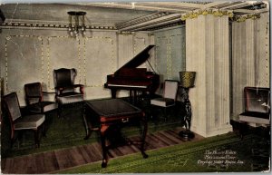 The Music Room Mezzanine Floor Owyhee Hotel Boise ID Vintage Postcard B79