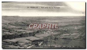 Postcard Old Vezelay Vue Prize de la Terrasse