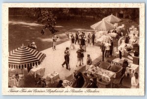 Baden-Baden Germany Postcard Tanz-Tee im Casino Stephanie c1930's Unposted