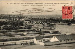 CPA St-NAZAIRE - Bassin de Penhoet avec L'Ernest-Renan en (589718)