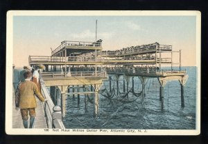 Atlantic City, New Jersey/NJ Postcard, Net Haul Million Dollar Pier