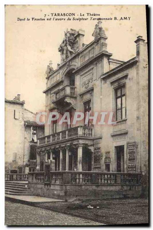 Old Postcard Tarascon Theater