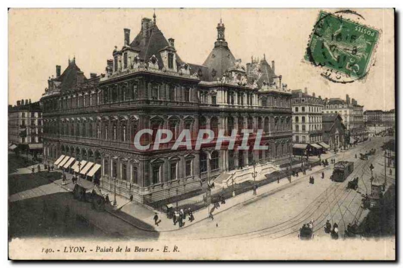 Postcard Old Lyon Stock Exchange Palace