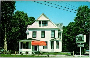 Maple Glen Inn, Rt 9 Western Ave West Brattleboro VT Vintage Postcard C52