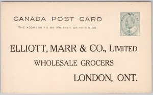 London Ontario Elliott Marr & Co Ltd Advertising Goods Arrived Postcard H72