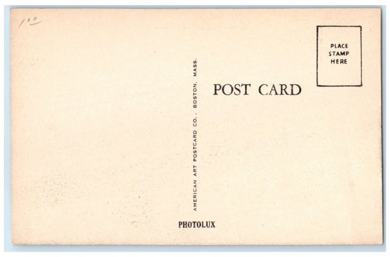 c1940's Post Office Building Newburyport Massachusetts MA Vintage Postcard