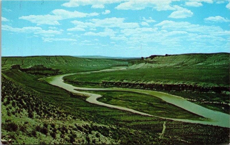 Green River Flaming Gorge National Rec Area Postcard Utah Wyoming VTG UNP Unused 