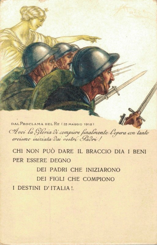 Military - Italy Dal Proclama del Re 25 Maggio 1915 World War 1 04.21