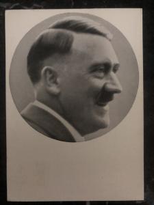 1938 Plaw Sudetenland Germany Real Picture Postcard RPPC cover Hitler Portrait