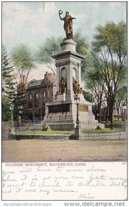 Connecticut Waterbury Soldiers Monument 1907