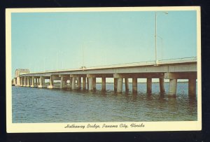 Panama City, Florida/FL Postcard, Hathaway Bridge Over West Street Andrews Bay