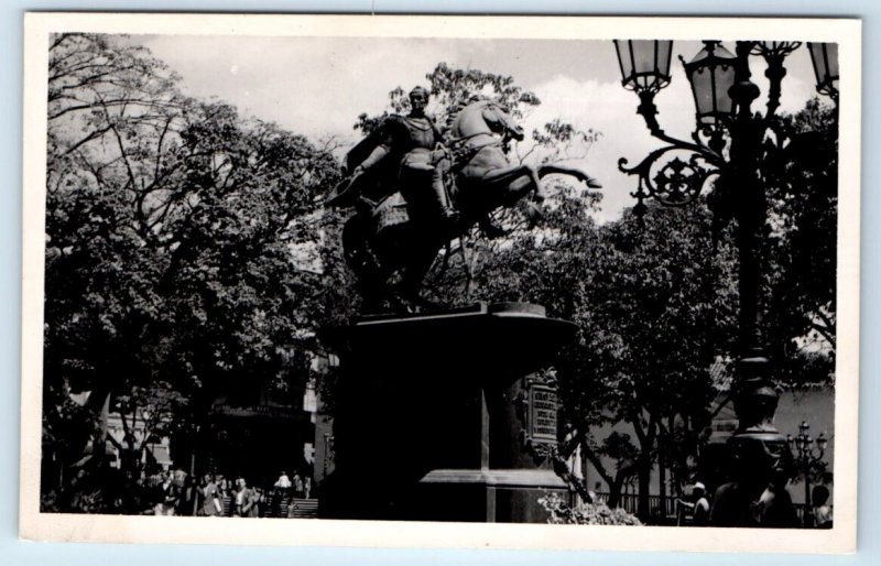 RPPC Monumento Simon Bolivar CARACAS Venezuela Postcard