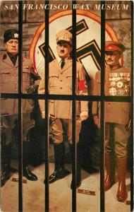 Amusement Gang 1950s Wax Museum Hitler Mussolini San Francisco California 7518