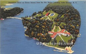 Sagamore Hotel, Green Island - Lake George, New York