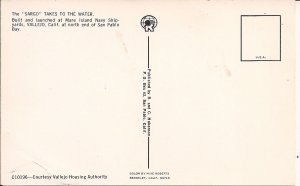 Vallejo CA Mare Island US Navy Shipyard, Launch of Submarine USS Sargo 1957