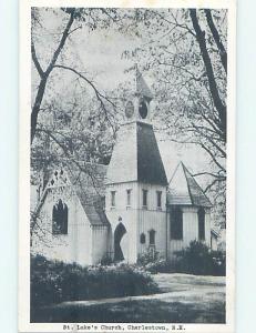 Unused Divided-Back CHURCH SCENE Charlestown New Hampshire NH p5056