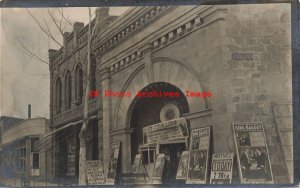 SD, Hot Springs, South Dakota, RPPC, Morris Grand Theatre, King Baggot Poster