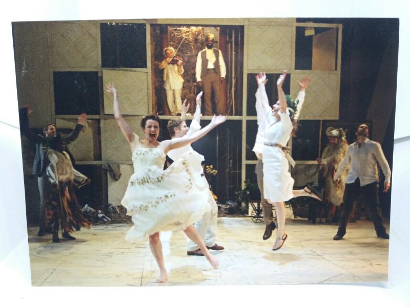 Cast of As you like It performing at Royal Shakespeare Theatre Postcard