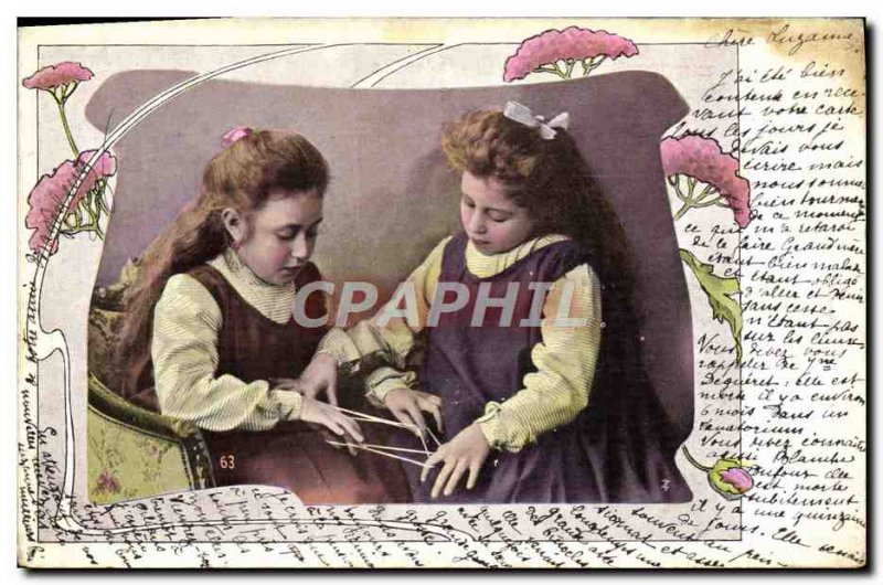 Old Postcard Fantasy Children