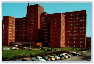 Veteran's Administration Hospital Building Iowa City, Iowa IA Vintage Postcard