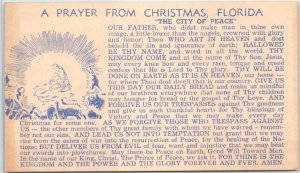 Postcard - The City Of Peace A Prayer From Christmas, Florida