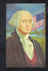 UNITED STATES PRESIDENT GEORGE WASHINGTON POSTCARD