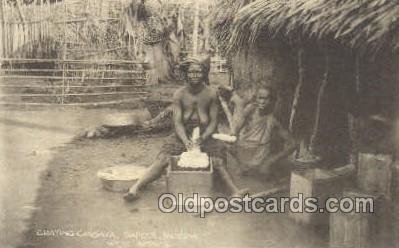 Grating Cassava, Sapele, Nigeria, West Africa African Nude Unused 