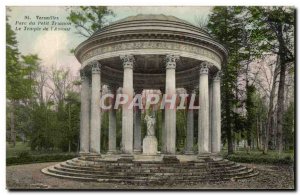 Old Postcard Versailles Park Small Trtanon Temple I & # 39Amour