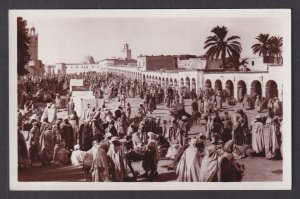 Vintage postcard ALGERIA Touggourt Market