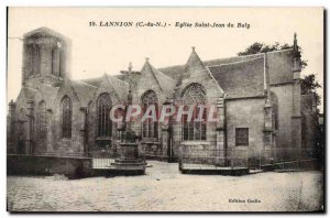 Postcard Old Lannion Eglise Saint Jean du Baly
