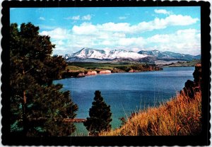 Holter Lake, Missouri River, Belt Mountain Range MT POSTCARD