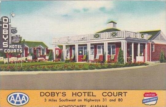 Alabama Montgomery Dobys Hotel Court