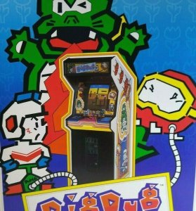 Dig Dug Arcade Flyer  Promo 1982 Original Retro Vintage Video Game Art 8.5 x 11