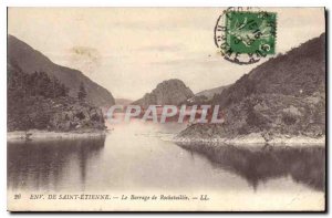 Postcard Old Approx Saint Etienne Dam Rochetaillee