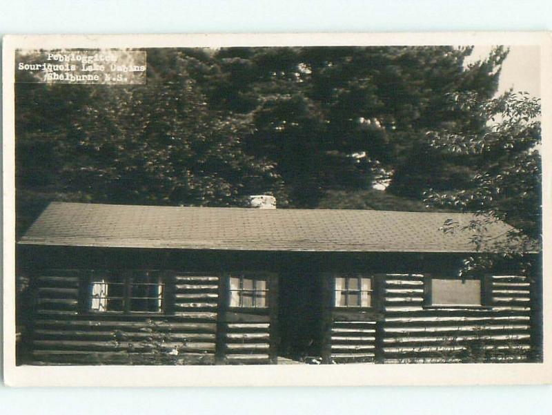 old rppc NICE VIEW Shelburne - Near Lockeport & Liverpool & Barrington NS W0991