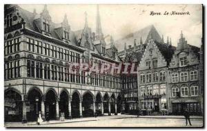 Old Postcard Ypres Nieuwerk