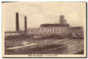 Postcard Old Mine Miners Mines A mine shaft