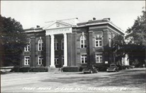 Blackshear GA Pierce Co Court House Real Photo Postcard jrf