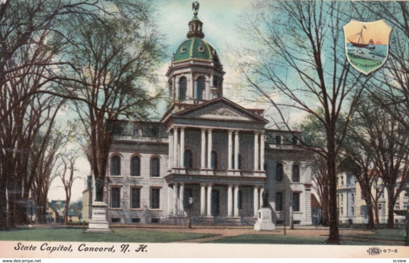 CONCORD , New Hampshire , 1900-10s ; State Capitol