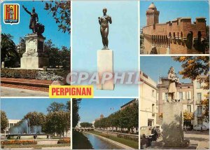 Postcard Modern Perpignan (P O) The Venus Rigaut Jersey Castillet