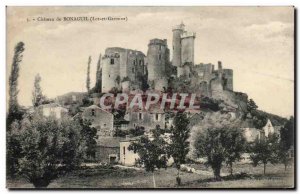 Surroundings of Chateau & # 39Agen Bonnaguil General view Old Postcard