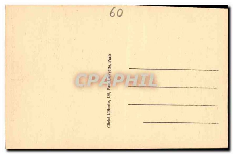 Old Postcard Senlis Oise La Cathedrale South Portal