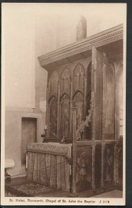 Norfolk Postcard- Chapel of St John The Baptist, St Helen, Ranworth Church RS979