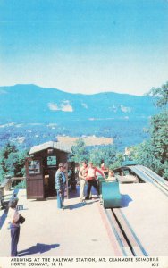 Mt. Cranmore NH Arriving Halfway Station Postcard