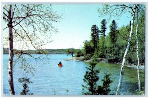 1971 Nature's Scenery Grass River Lodge Reed Lake Manitoba Canada Postcard