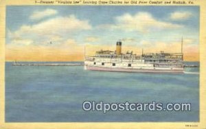 Steamer Virginia Lee, Norfolk, Virginia, VA USA Steam Ship Unused light wear ...