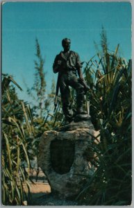 SANTIAGO DE CUBA MONUMENT TO AMERICAN SOLDIER ANTIQUE POSTCARD